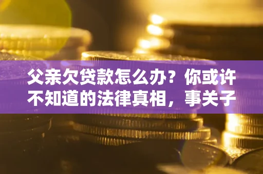 济南父亲欠贷款怎么办？你或许不知道的法律真相，事关子女未来