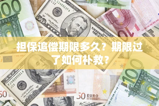 济南担保追偿期限多久？期限过了如何补救？