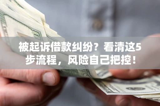 济南被起诉借款纠纷？看清这5步流程，风险自己把控！